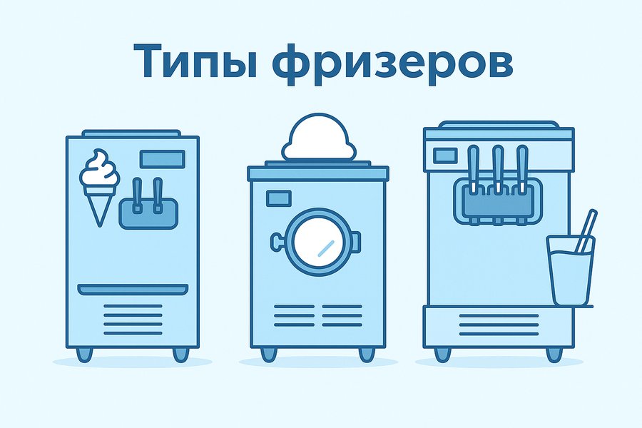 Типы и характеристики фризеров для мороженого
